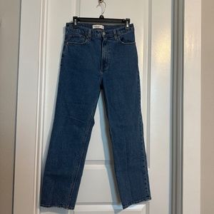 Abercrombie & Fitch Ankle Straight Jeans